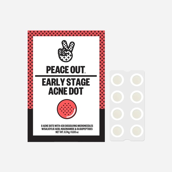 PEACE OUT | Early Stage Acne Dot - 8 acne treatment dots - Picture 3 of 11